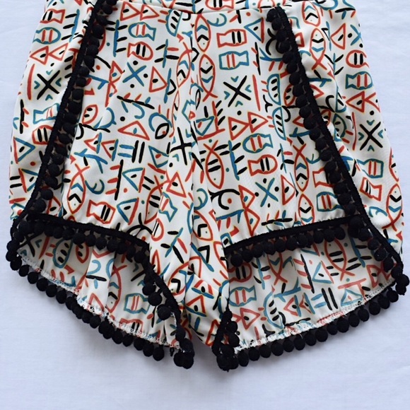 Orange Creek Pom-Pom Detail Shorts - Picture 4 of 6
